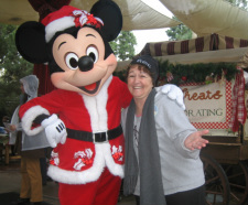 Mom meets Mickey Mouse