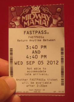 The elusive Midway Mania FASTPASS