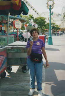 Grahms has already got the ears off that Mickey Mouse Bar (California Adventure, 2004)