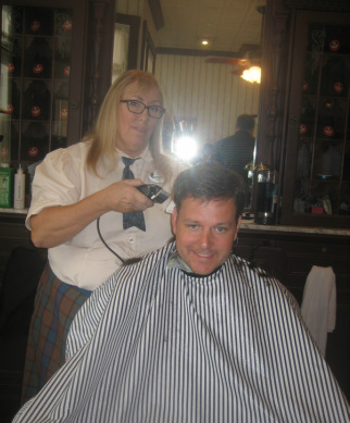Haircut at the Harmony Barber Shop 2012