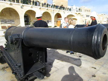 Cannon at the Saluting Battery